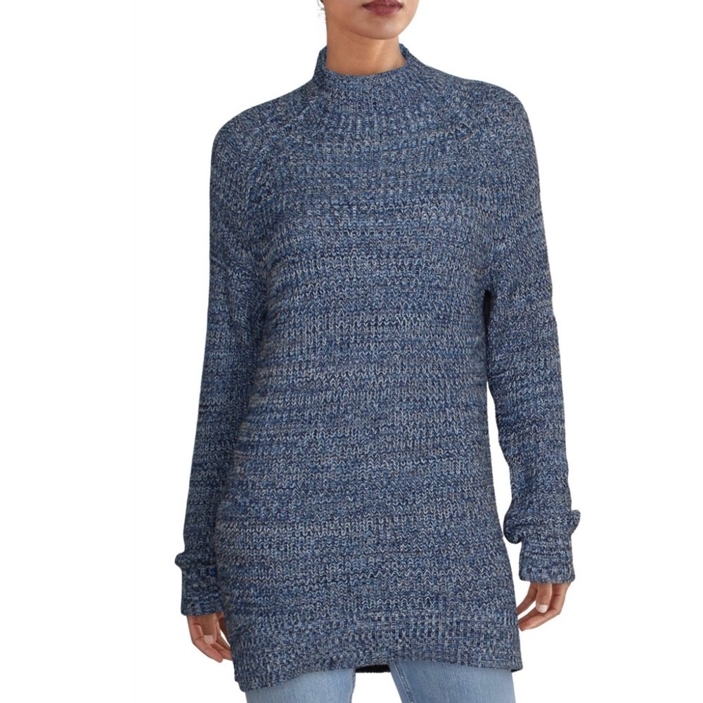 Style & Co. Textured Funnel Neck Raglan Sleeve Sweater